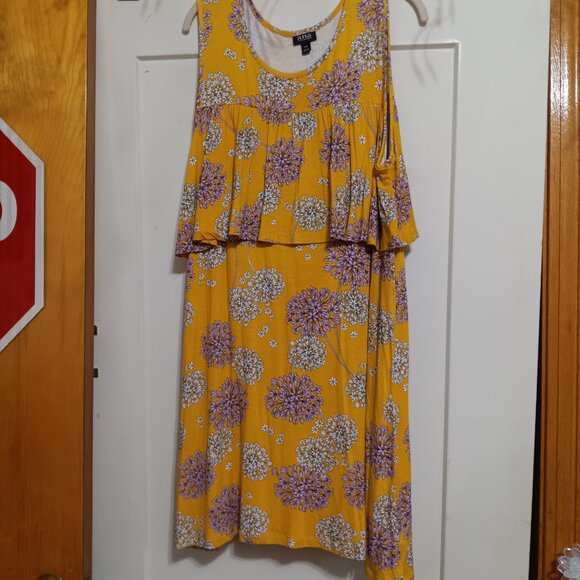 Yellow sundress with ruffle. - Picture 4 of 4
